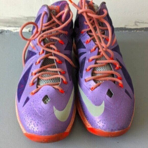 Nike Lebron X 10 All Star Extraterrestrial Purple Sneakers - Picture 5 of 11